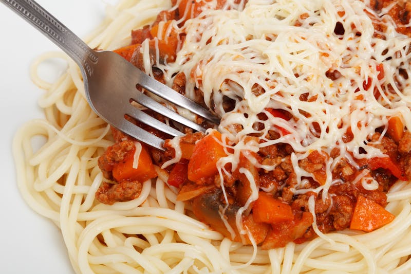 Ranch Spaghetti Bolognese with slow-cooked meat sauce